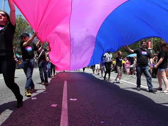 Displays of bisexual pride are important to remind people who believe many of the above myths that bisexuals are real...